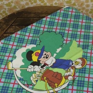ディズニー ミッキー ゴルフ 緑 タータンチェック