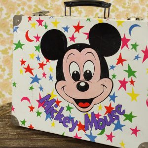 ディズニー ミッキー トランク ブリキ缶 ティン缶 フランス ヴィンテージ雑貨 ブロカント