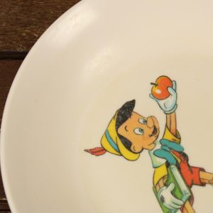 2枚組  絵皿 メラミン ディズニー ピノキオ