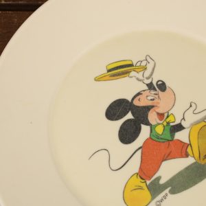 2枚組 絵皿 メラミン ディズニー ミッキー プルート