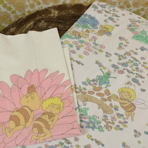 難あり みつばちマーヤ  ビンテージシーツ