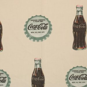 80*65 レトロ ポップ Coca-Cola ボトル ロゴ