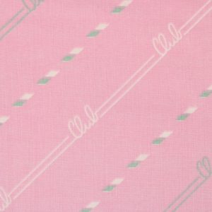 50*60 レトロ ポップ ストライプ CLUB ピンク