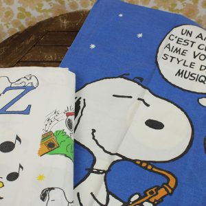 スヌーピー ビンテージシーツ フランス ヴィンテージ雑貨