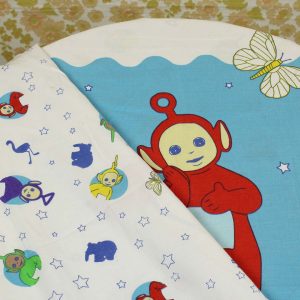 テレタビーズ TELETUBBIES ビンテージシーツ アニマル白