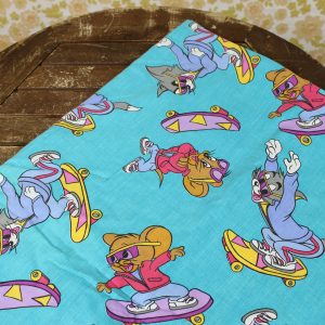 トム＆ジェリー ターコイズブルー スケボー