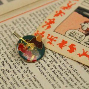 フック船長 望遠鏡 グリーン ピンバッジ ディズニー