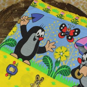 クルテク もぐらくん ビンテージシーツ ヴィンテージ雑貨 フランス