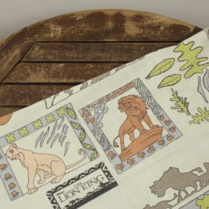 ディズニー ライオンキング シンバ ナラ シルエット セピア