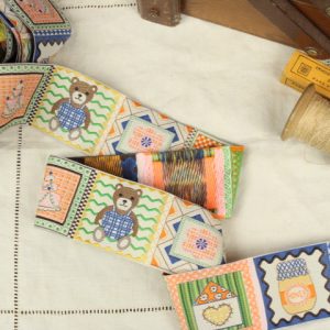 4,7cm幅 クマ ケーキ カラフル