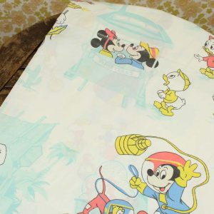 ディズニー ミッキーと仲間たち ミニー  ディズニーランド白 ブルー