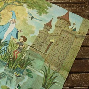 王様の剣 ディズニー キッチンクロス タペストリー ヴィンテージ雑貨 コレクション