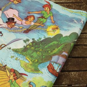 ピーターパン ディズニー キッチンクロス タペストリー ヴィンテージ雑貨 コレクション