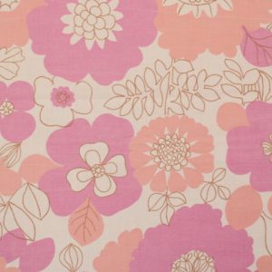 85*65 かわいい 花 ピンク サーモンピンク くすみ