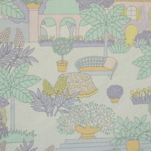 70*60 パープルガーデン 花 植物 風景