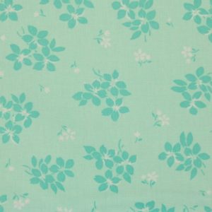 50*65 シンプル かわいい 小花 アイスグリーン