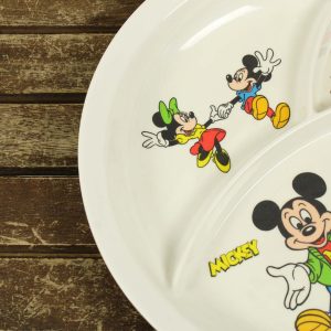 絵皿 メラミン食器 ディズニー ミッキー ミニー スクール