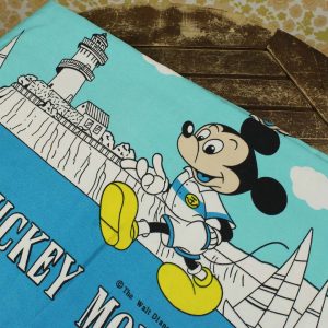 ディズニー ミッキー マリンカラー ビンテージシーツ