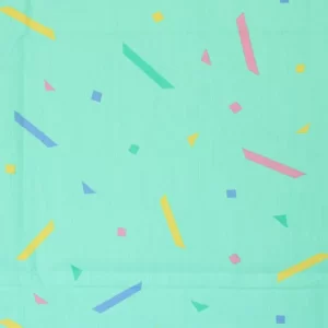 70*75 ポップ コンフェッティ グリーン カラフル