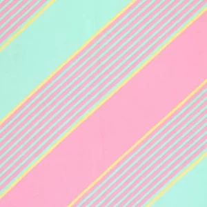 55*85 ポップ ストライプ ピンク ミントグリーン
