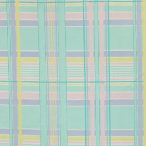 60*105 パステル タータンチェック ミントグリーン ピンク