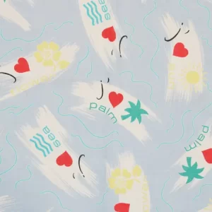 60*55 サマー ポップ やしの木 ハート