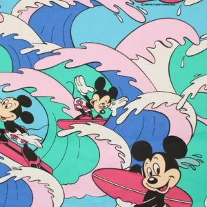 140*80 ディズニー ミッキー サーフィン ピンク D
