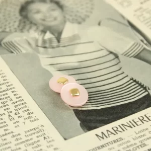 2個 12mm  ピンク パール 金