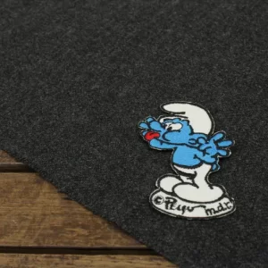 スマーフのワッペン あっかんべー