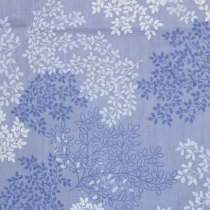 50*65 シンプル 植物 葉 ブルー グラデーション