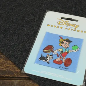 ピノキオのワッペン フィガロ ブルー