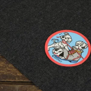 101匹わんちゃんのワッペン まる 靴