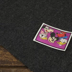 ミッキー＆フレンズのワッペン お顔 パープル