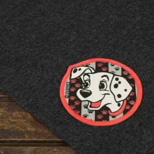 101匹わんちゃんのワッペン まる ストライプ