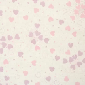 60*60 かわいい ファンシー 小さなハート ランダム ピンク パープル