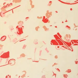 35*35 レトロ 子供 おもちゃ 動物 赤