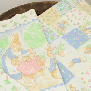 ベビーフラット＆ピロー ピーターラビット パッチワーク 人参