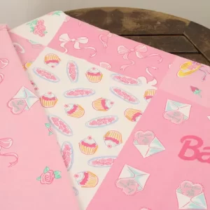 布団カバー バービー お茶会 ピンク パッチワーク