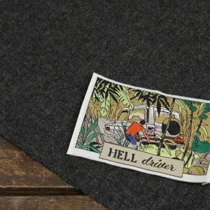 刺繍タグ HELL driver