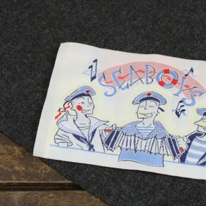 大きな刺繍タグ SEABOYS