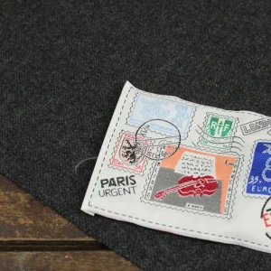 大きな刺繍タグ EXPRESS PARIS