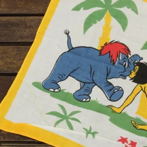 モーグリと子ゾウのハンカチ ジャングルブック イエロー