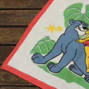 モーグリとバギーラのハンカチ ジャングルブック レッド