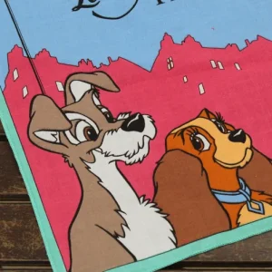 レディ＆トランプのハンカチ ロゴ グリーン