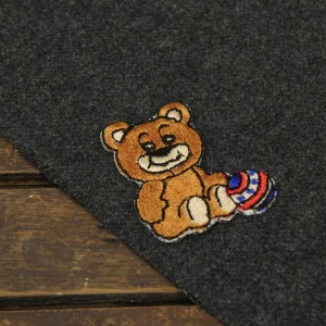 ワッペン クマ ボール 茶色