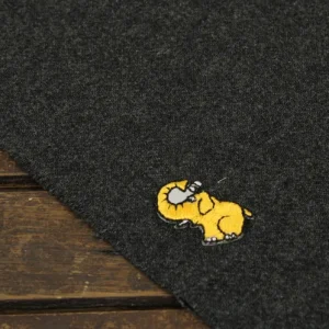 ワッペン ちびゾウ イエロー