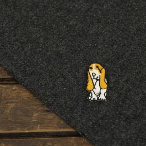 ワッペン おすわりイヌ