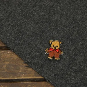 ワッペン テディベア 赤リボン
