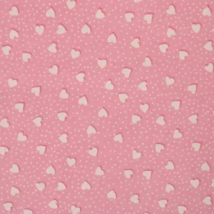 60*60 かわいい ファンシー 小さなハート ドット ピンク