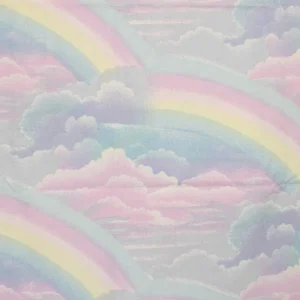 70*75 パステル ファンシー レインボー 虹